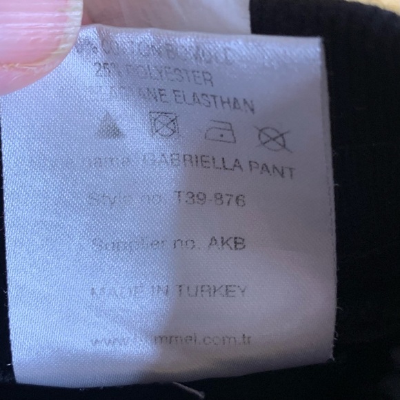 Hummel Athletic Track Pants Black Grey Straight Leg Cotton Blend Women’s Small - Picture 13 of 13